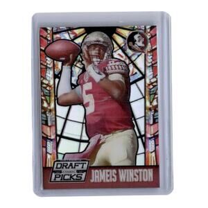 2015 Panini Prizm Collegiate Draft Picks Stained Glass Jameis Winston #72 FSU